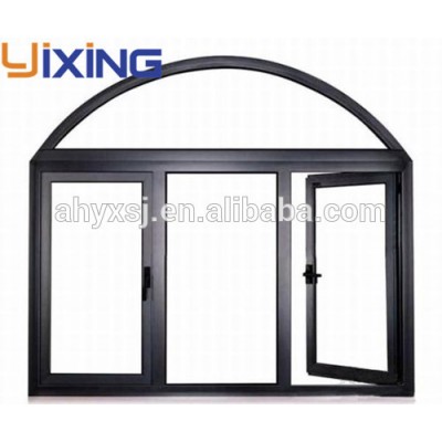 bay arch round high-rise buildings aluminum windows