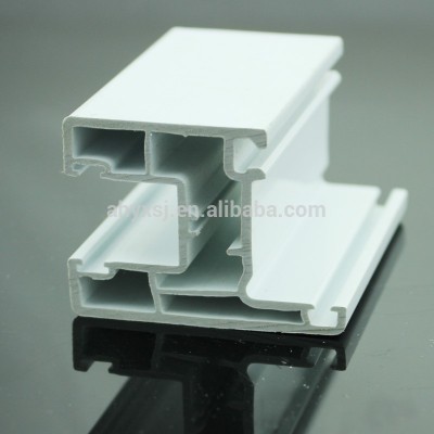 Enviroment friendly UPVC casement window frame plastic windows profile