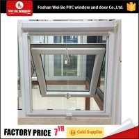 2018 Plastic cheap house pvc awning windows for sale