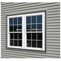 American Style PVC Single Hung Windows with Factory Price