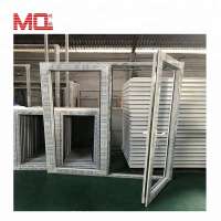 PVC Plastic Profile swing doors with gridding,interior swinging kitchen doors