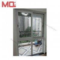 White sliding window grill design aluminium frame sliding glass window