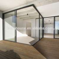 modern design corner sliding door from EBAHOUSE aluminium frame glass door double glazed doors and windows for house