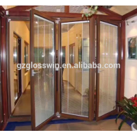 Aluminium bi-fold door in factory for sale