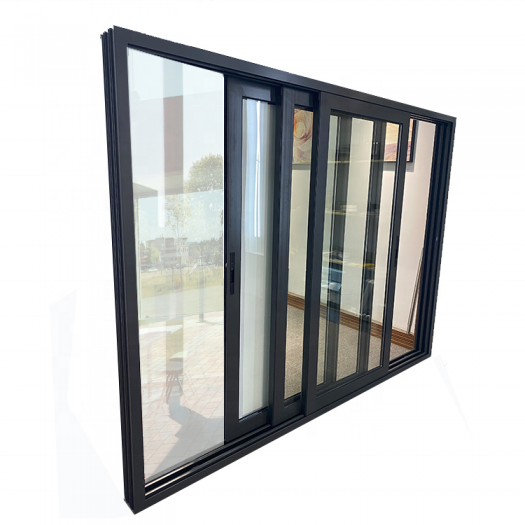 European Standard Frameless Aluminum Interior Noiseless Huge Aluminum Glass Sliding Door Guangdong Factory